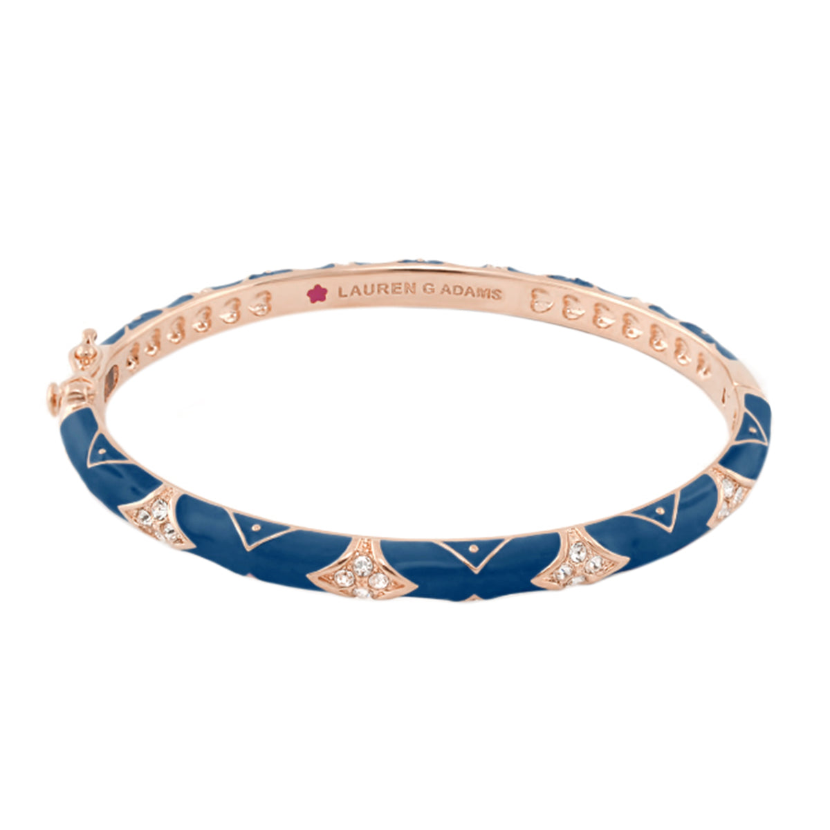 Stackable Fiesta Bangle — Quilted Pavé