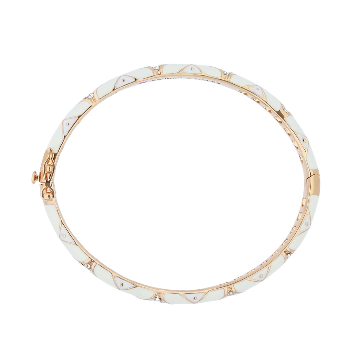 Stackable Fiesta Bangle — Quilted Pavé