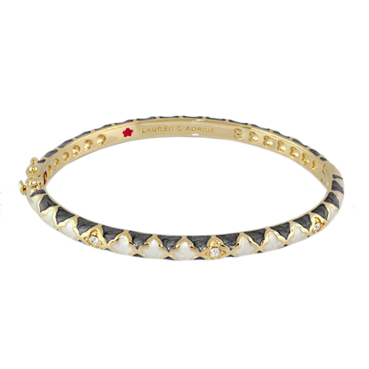 Stackable Fiesta Bangle — Triangle & Pavé