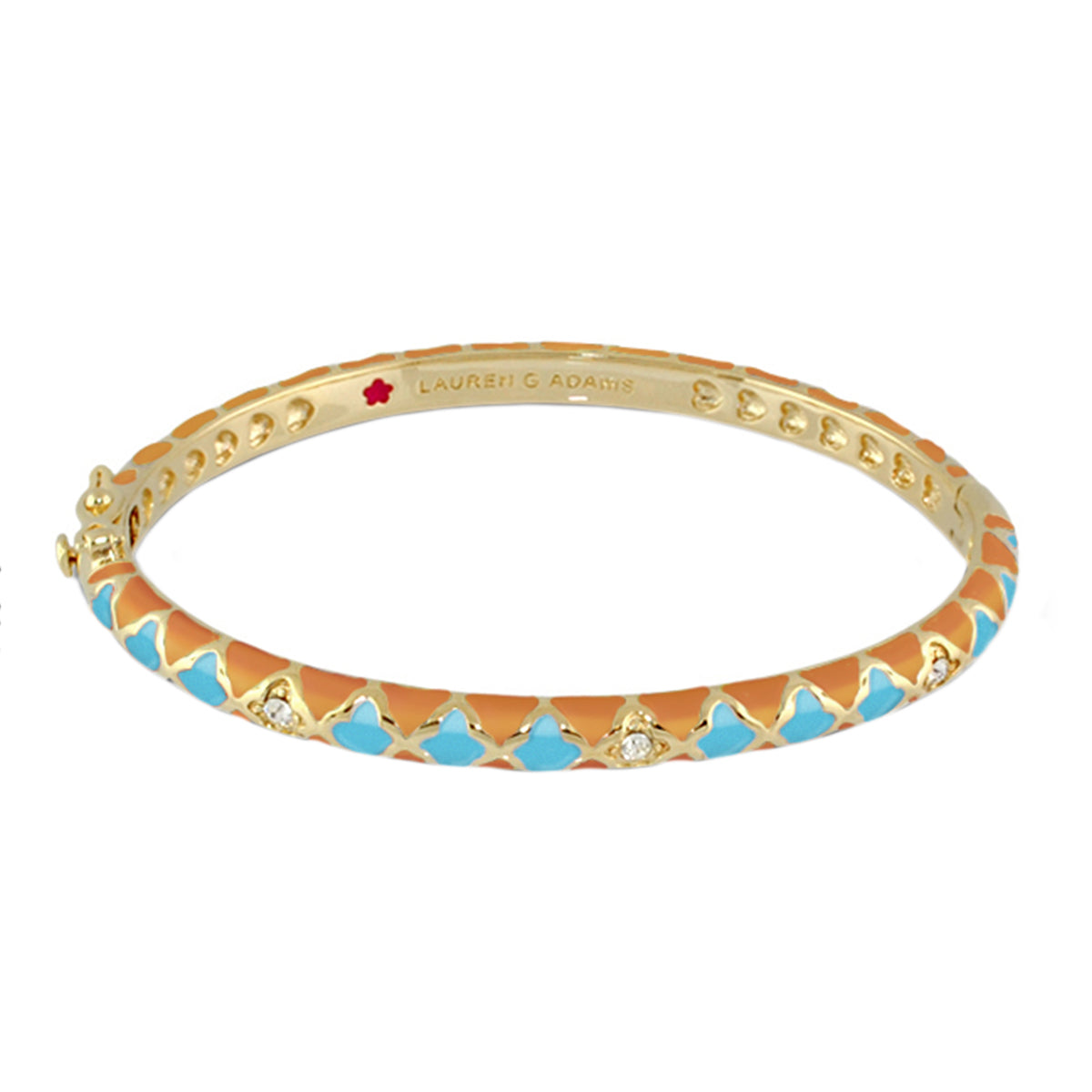Stackable Fiesta Bangle — Triangle & Pavé