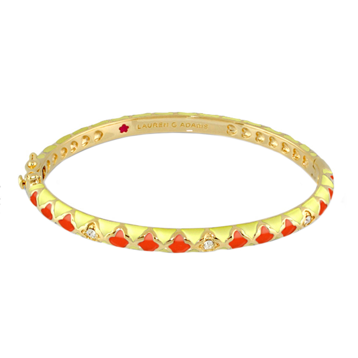Stackable Fiesta Bangle — Triangle & Pavé