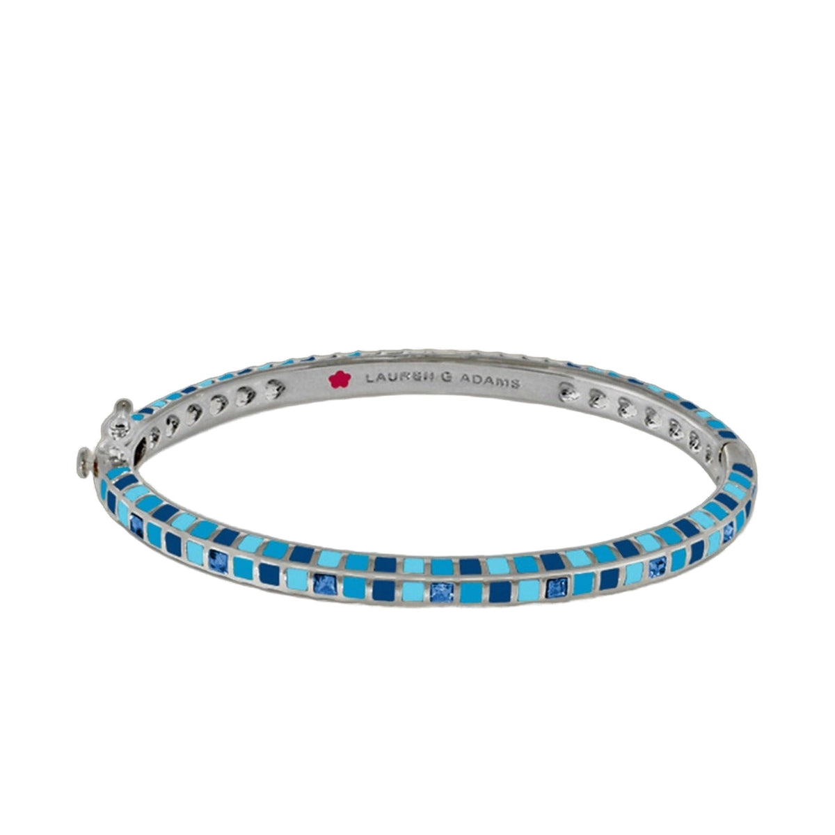 Stackable Fiesta Bangle — Mosaic Inlay