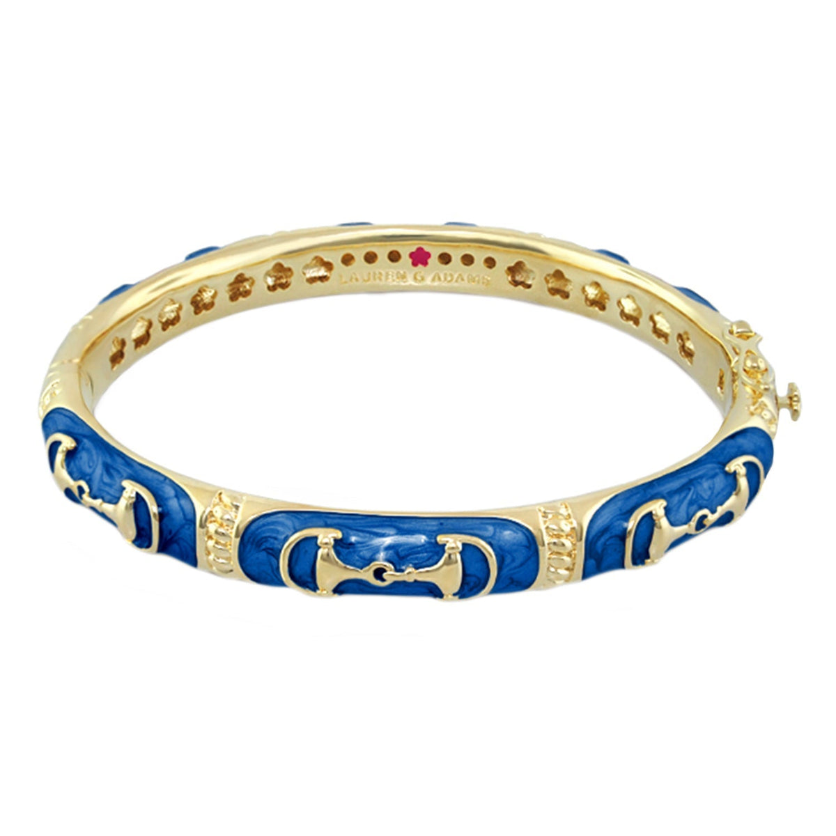 Equestrian Bangle — Black Snaffle