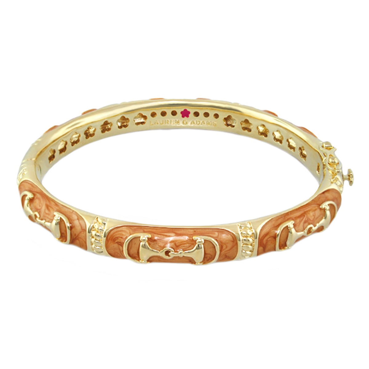 Equestrian Bangle — Black Snaffle