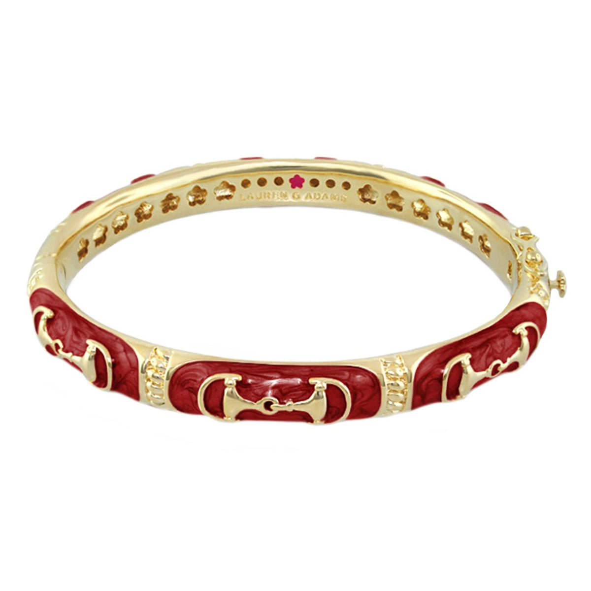 Equestrian Bangle — Black Snaffle
