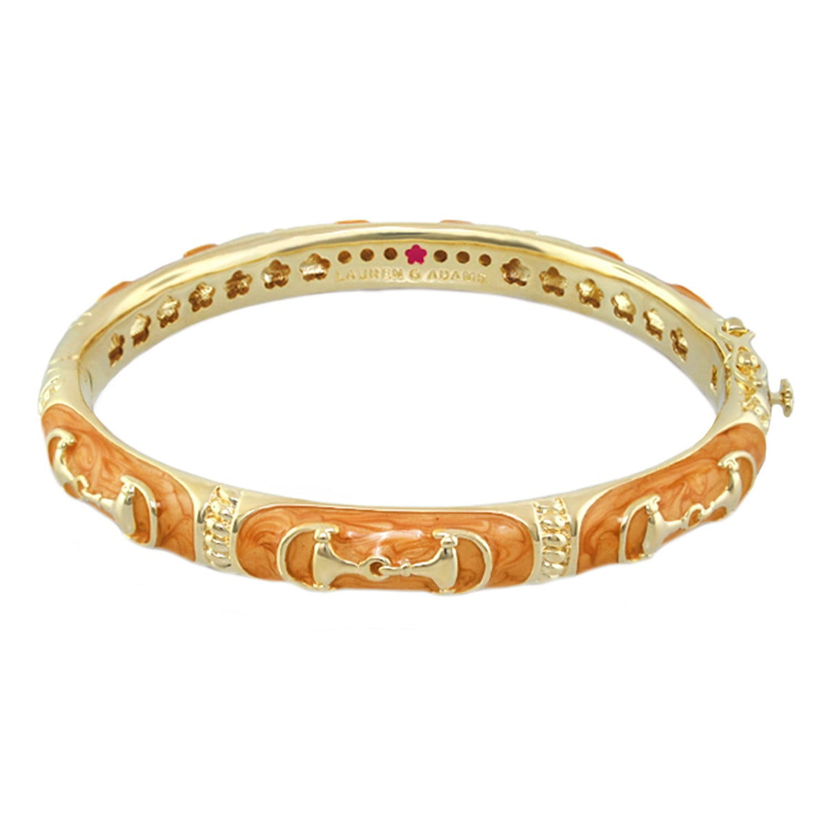 Equestrian Bangle — Black Snaffle