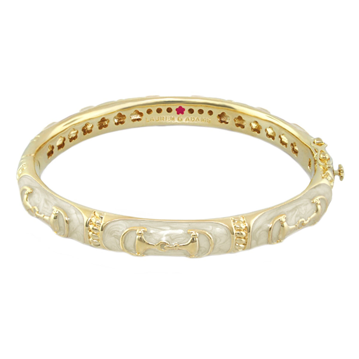 Equestrian Bangle — Black Snaffle