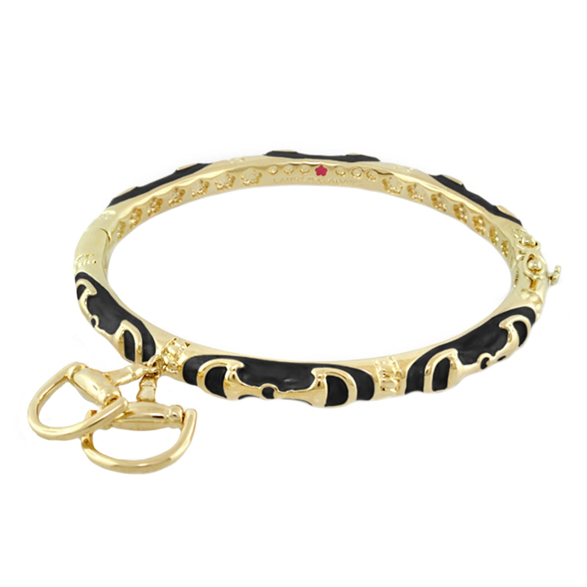Equestrian Bangle — Horsebit Charm