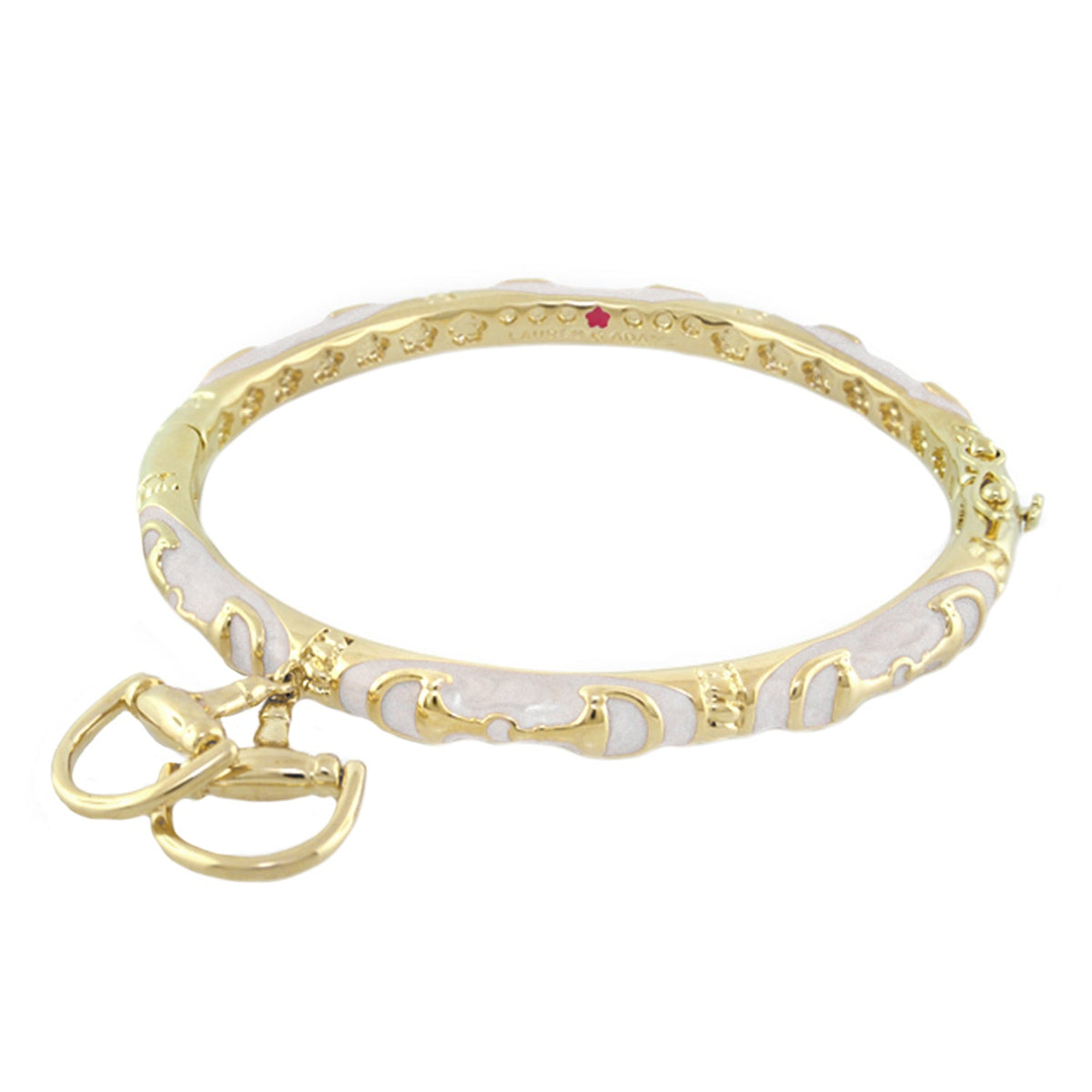 Equestrian Bangle — Horsebit Charm