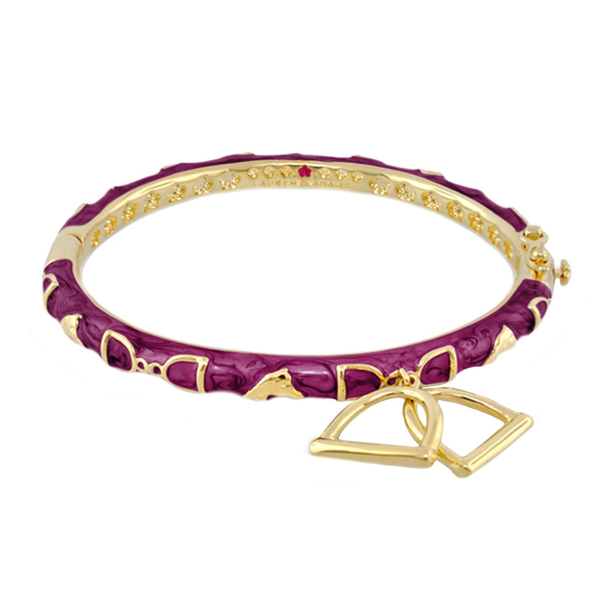 Equestrian Bangle — Stirrup Charm