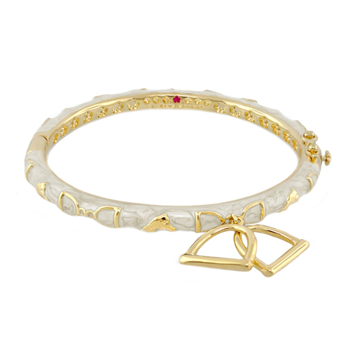 Equestrian Bangle — Stirrup Charm