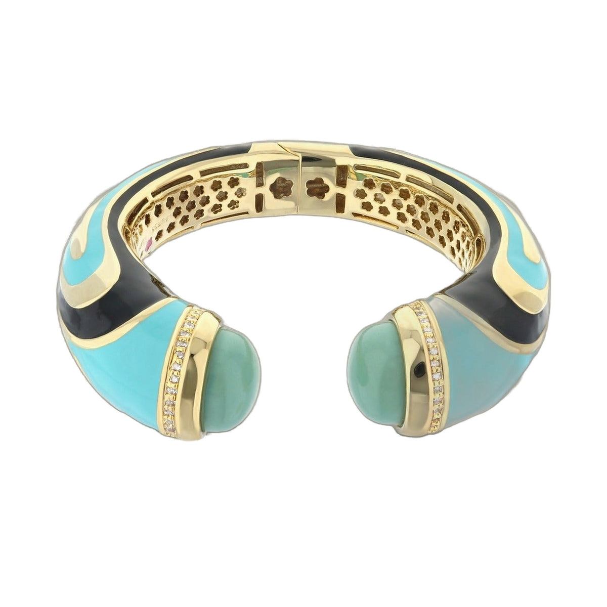 Chunky Town Bangle — Wave Cuff