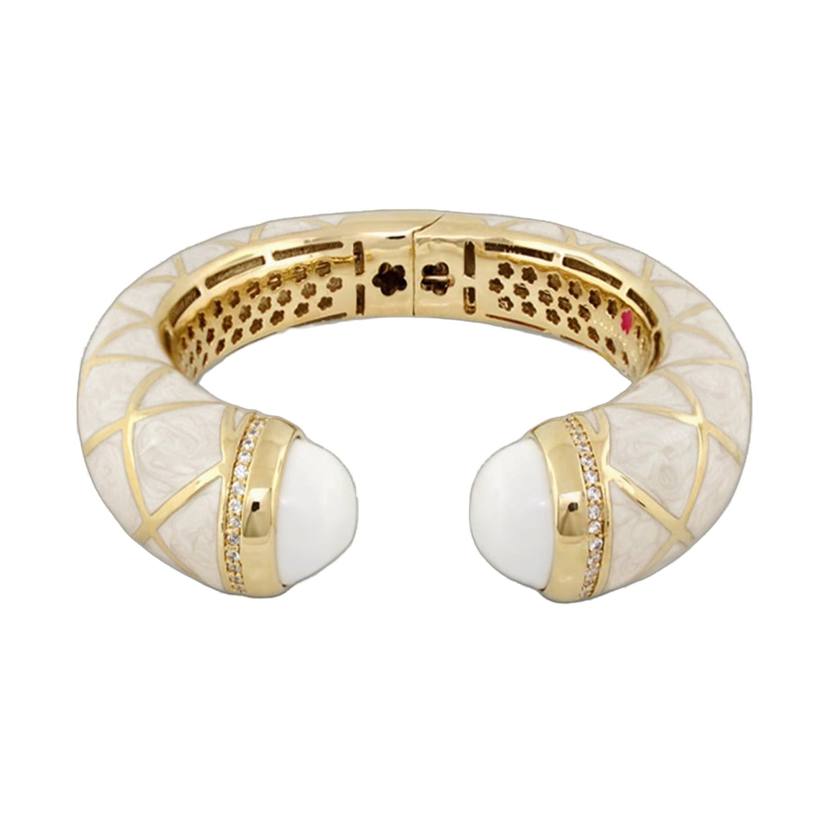 Chunky Town Bangle — Lattice Cuff