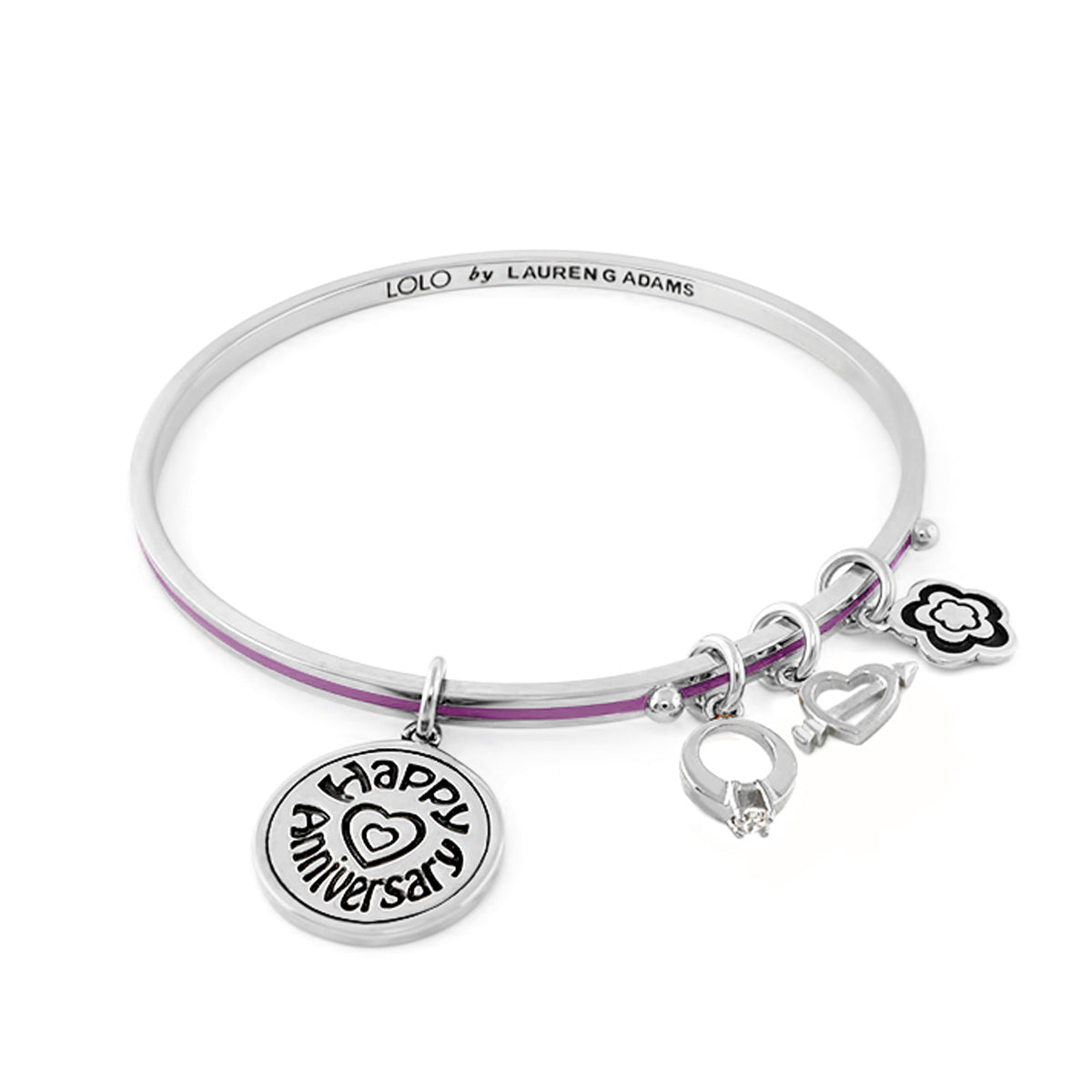 Lolo Happy Anniversary Non Adjustable Bangle.