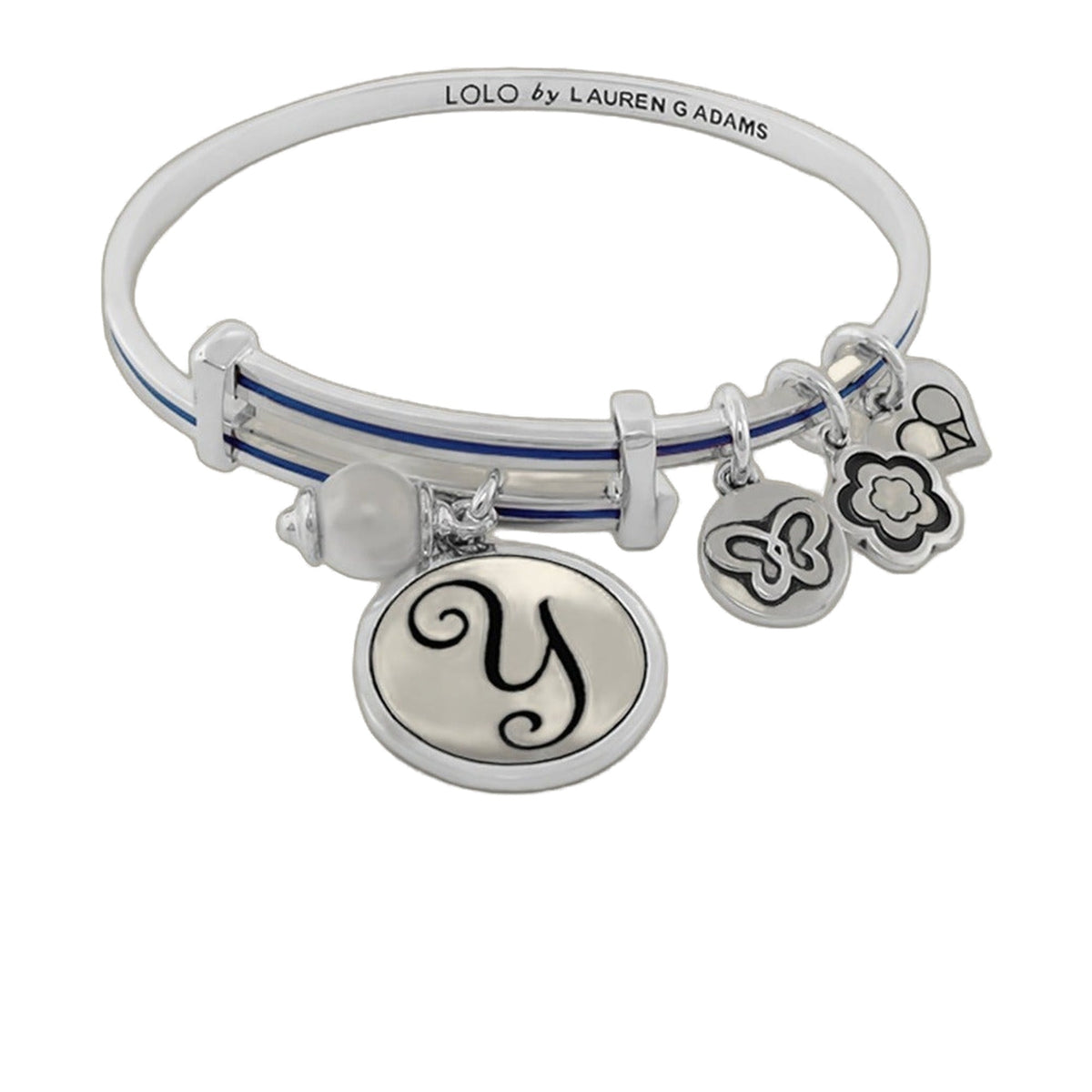 Initial Y Bangle