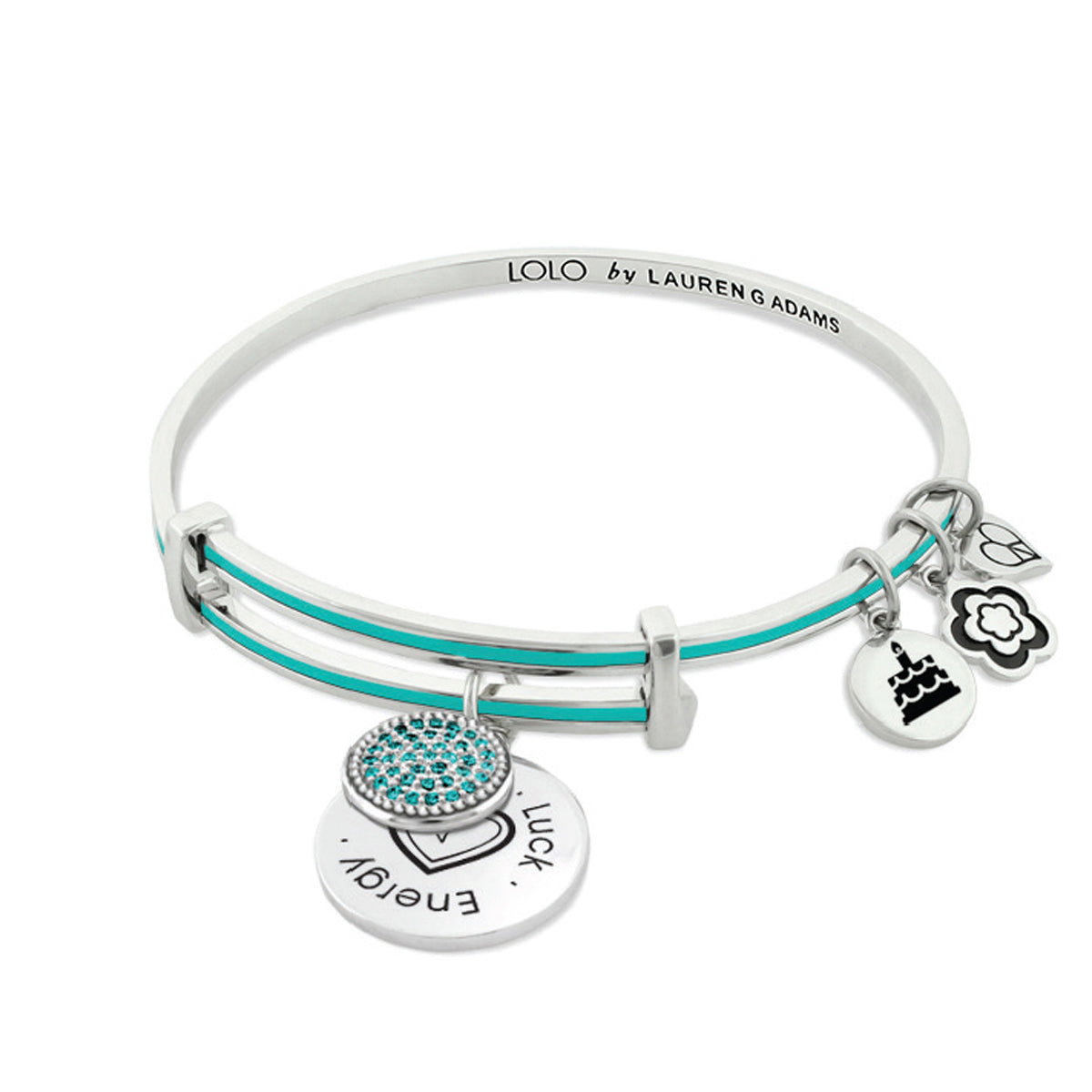 January Birthstone Color Bangle