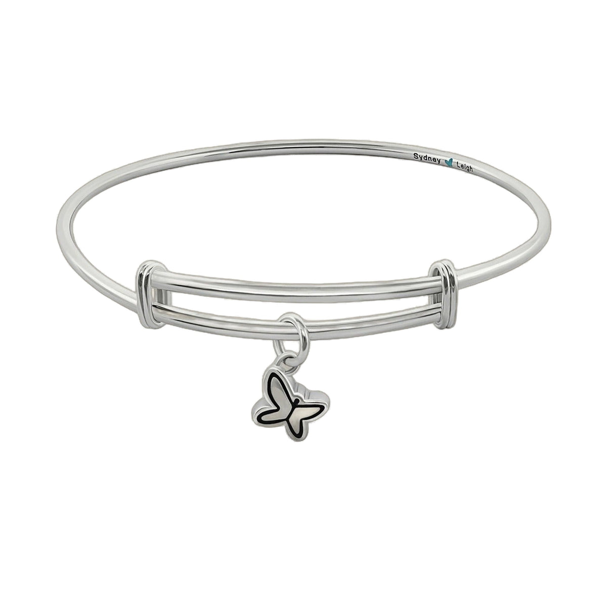 Sydney Leigh Butterfly Bangle — Butterfly Charm Slider