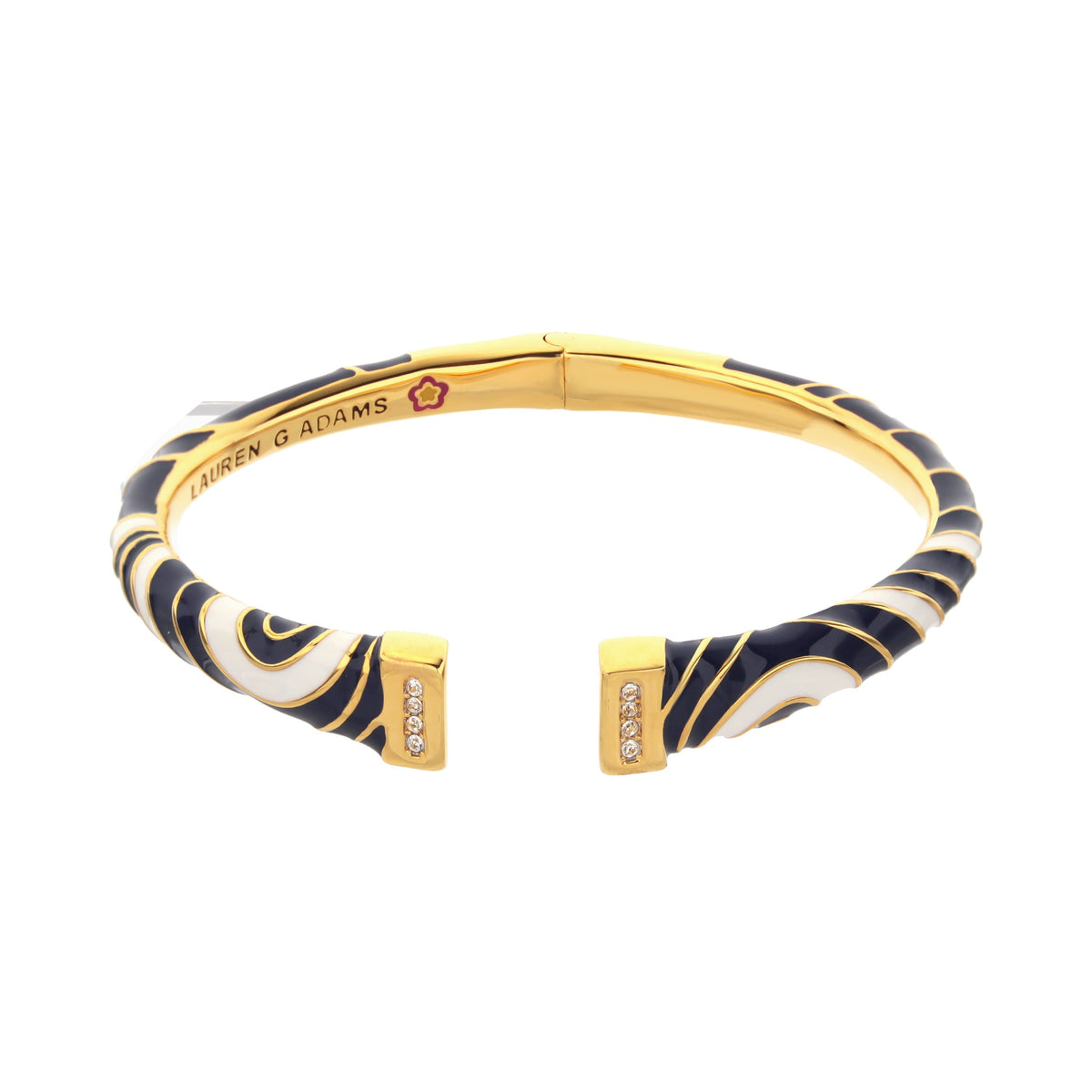 Petit Gateau Bangle — Zebra Stripe