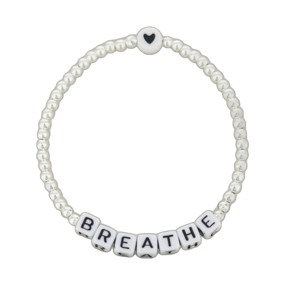 Lorelai Breathe Silver 3mm Beads Bracelet