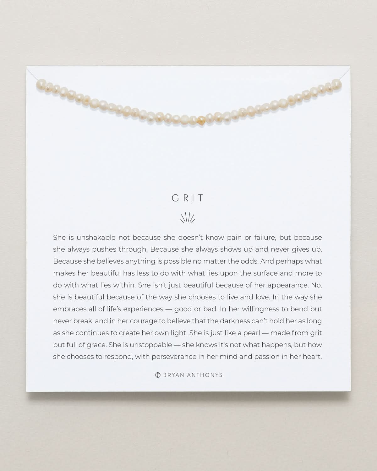 Grit Seed Pearl Anklet