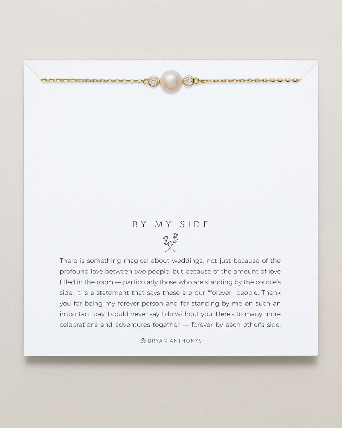 By My Side Pearl Bracelet