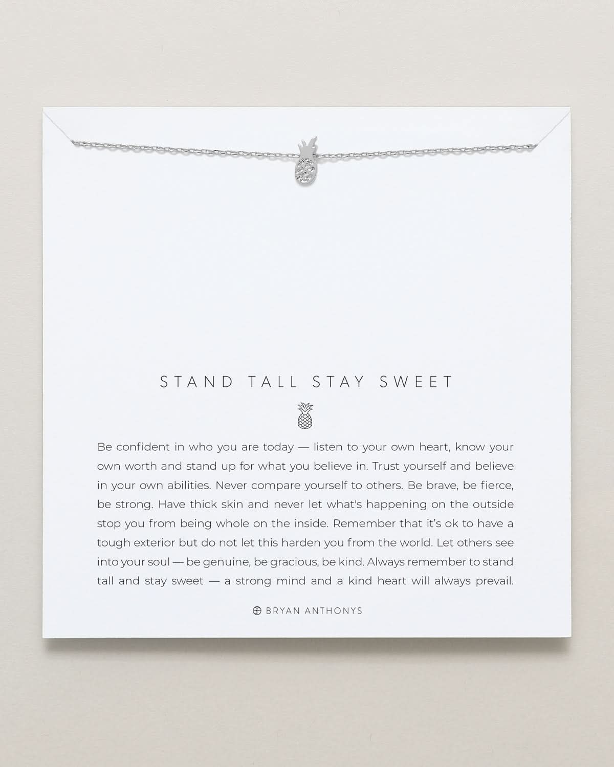 Stand Tall Stay Sweet Icon Necklace