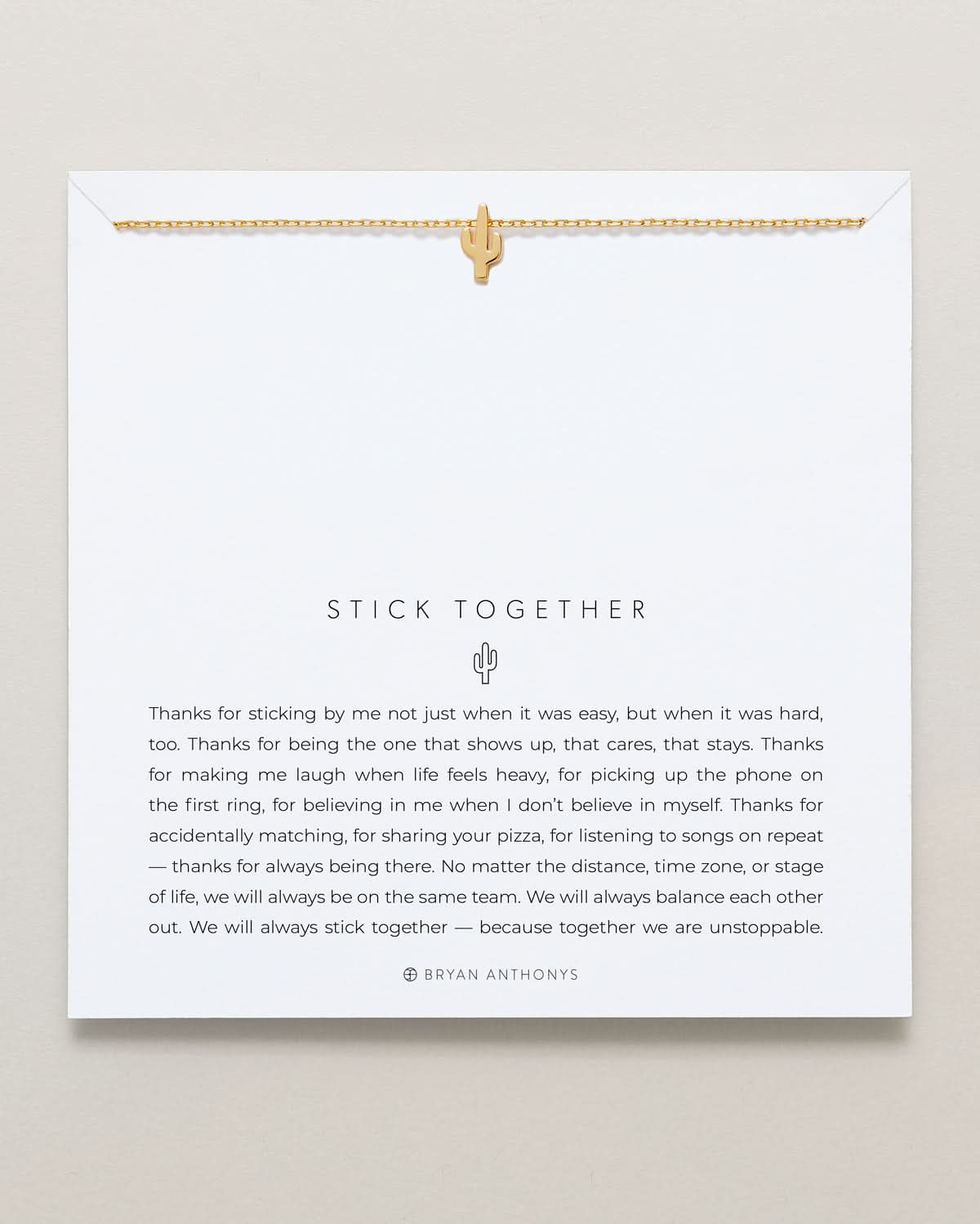 Stick Together Icon Necklace