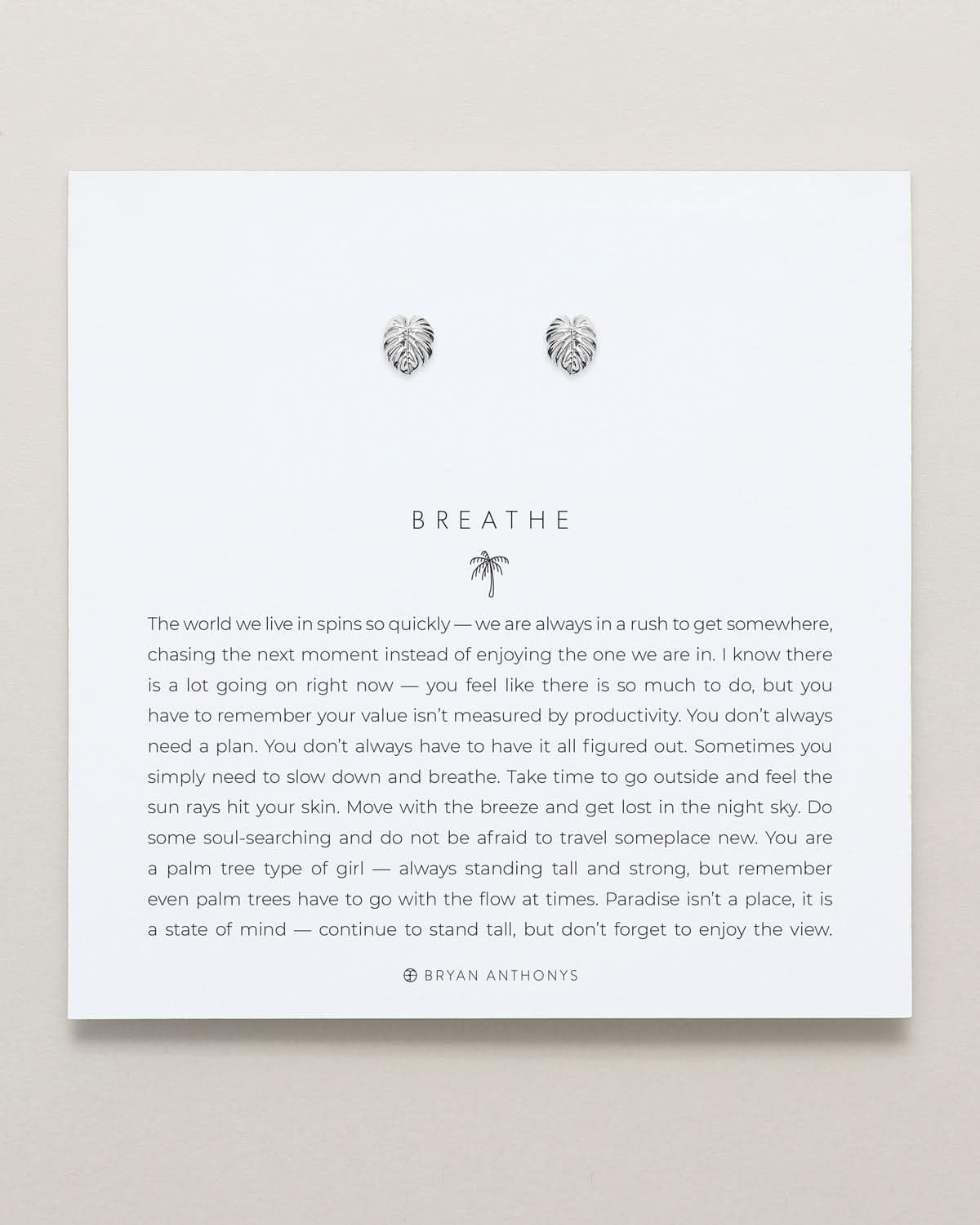 Breathe Stud Earrings