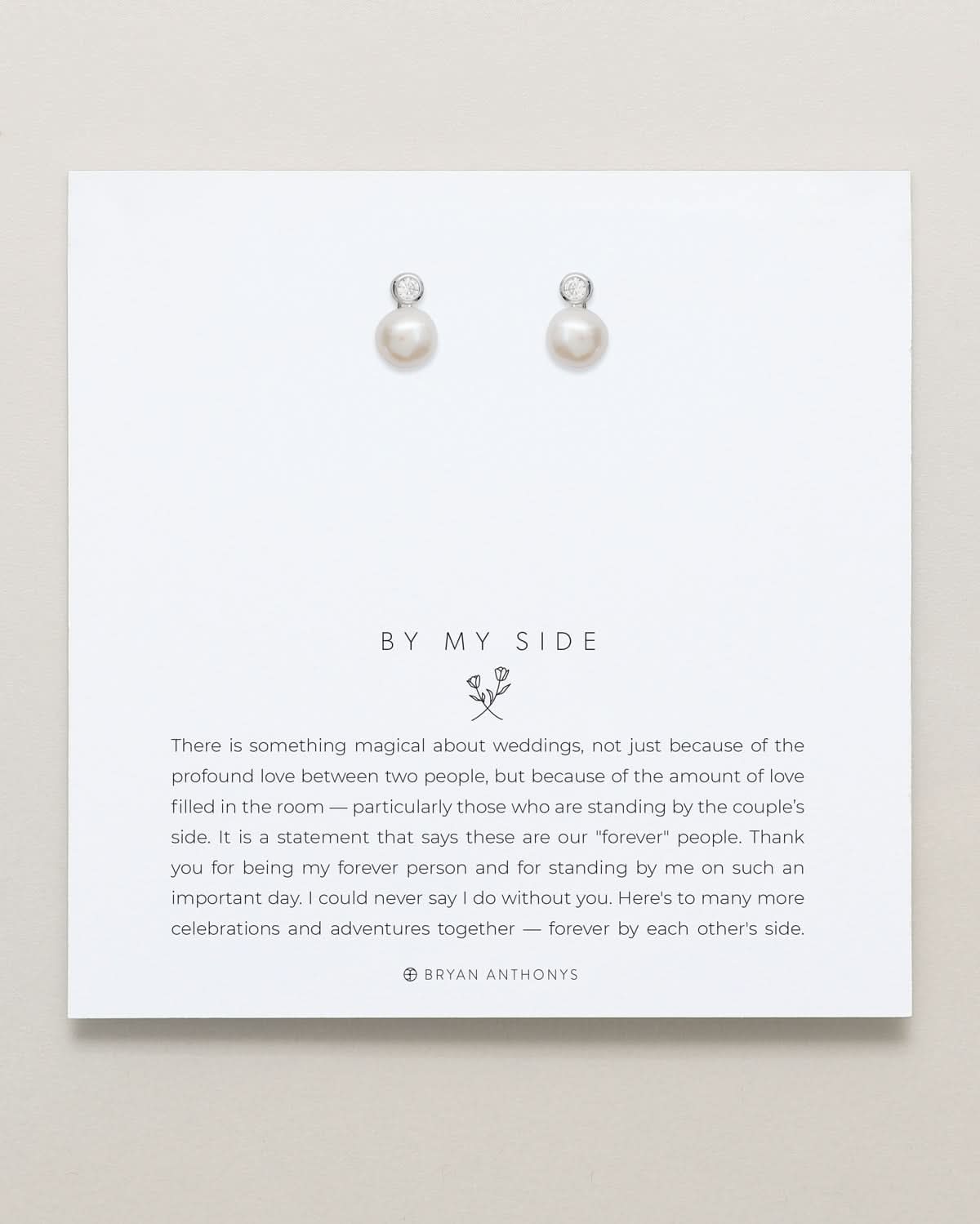 By My Side Pearl Studs