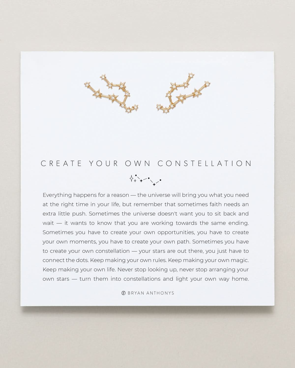Create Your Own Constellation Earring Climbers