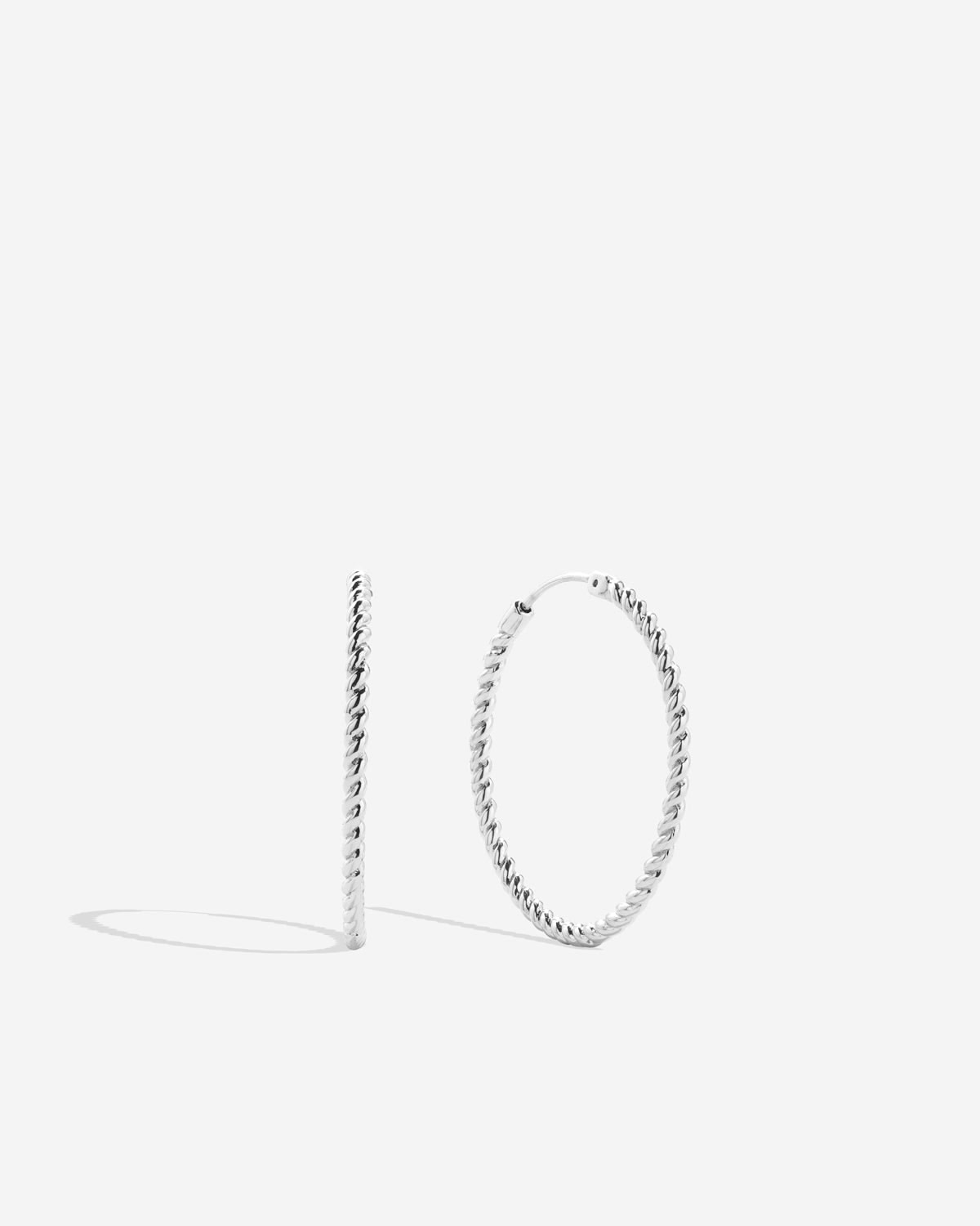 Entwined Dainty Hoop Earrings