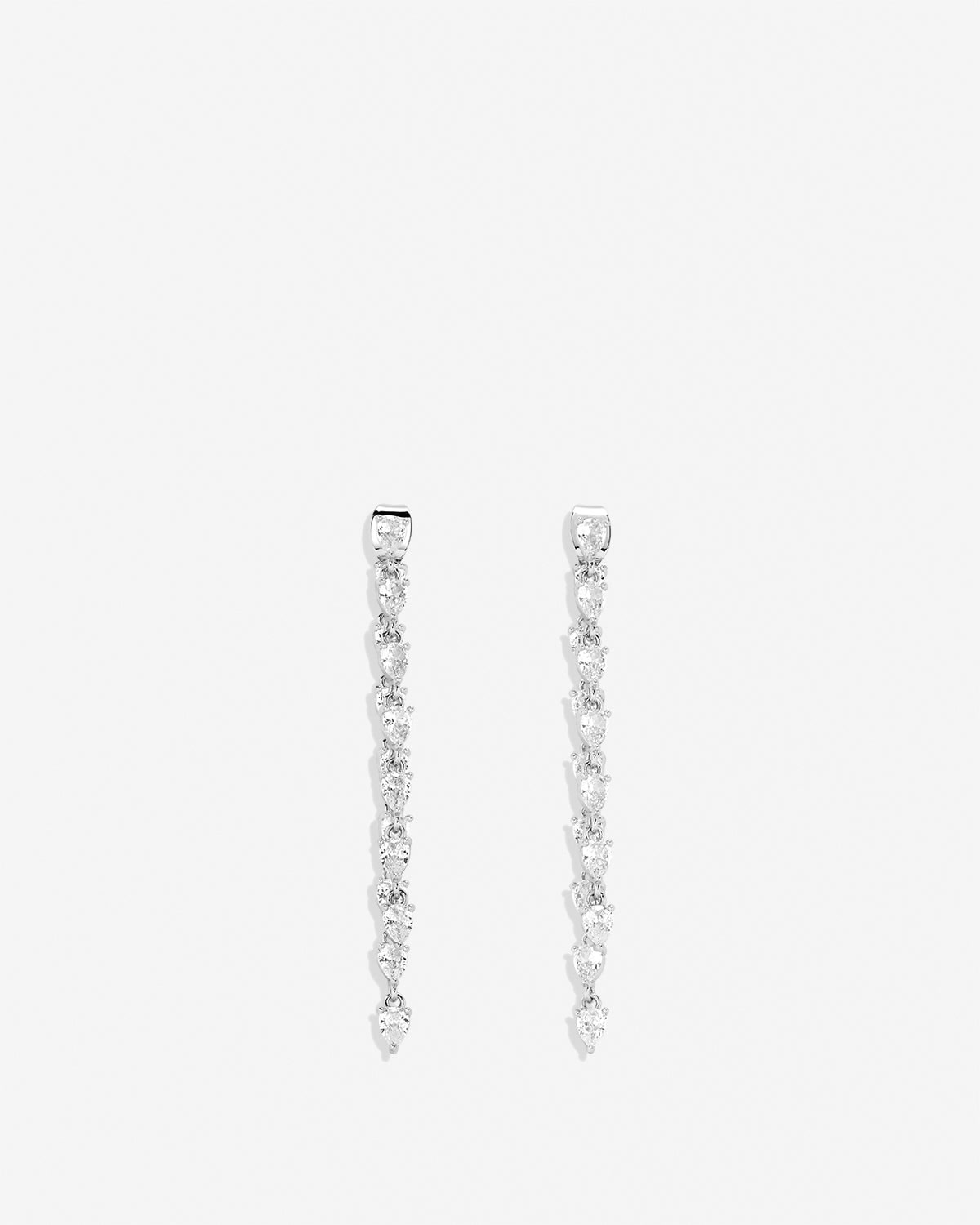 By My Side Pear Cut Chandelier Earrings