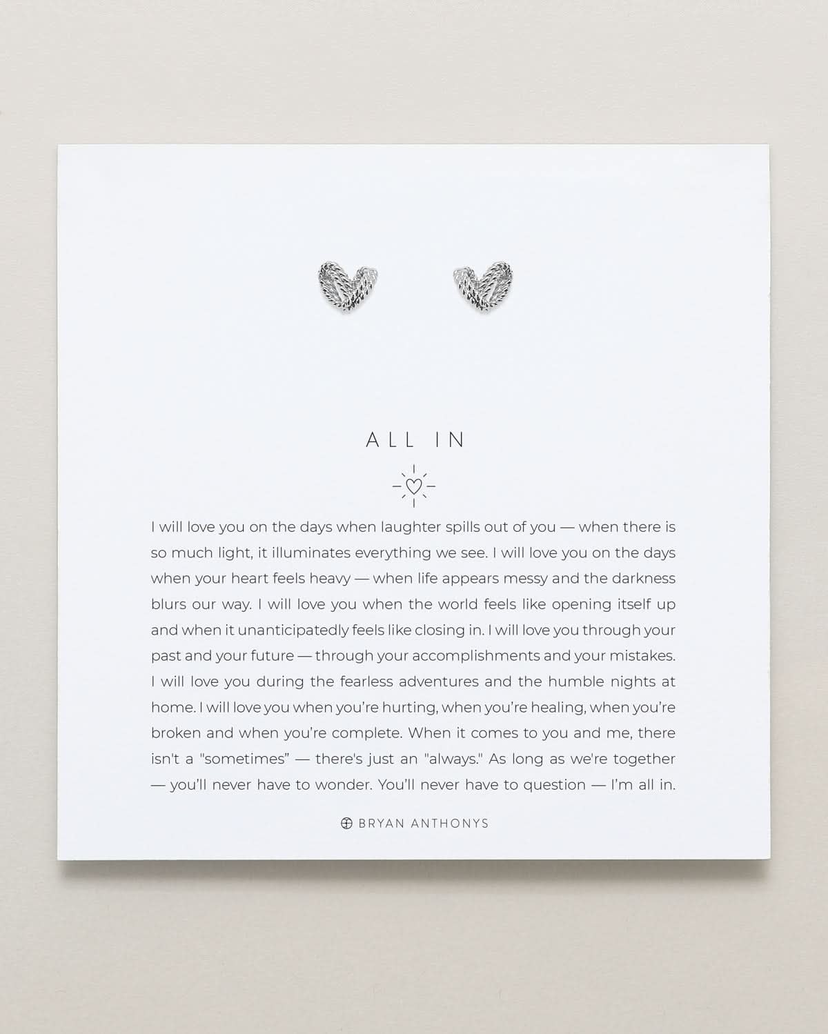 All In Stud Earrings
