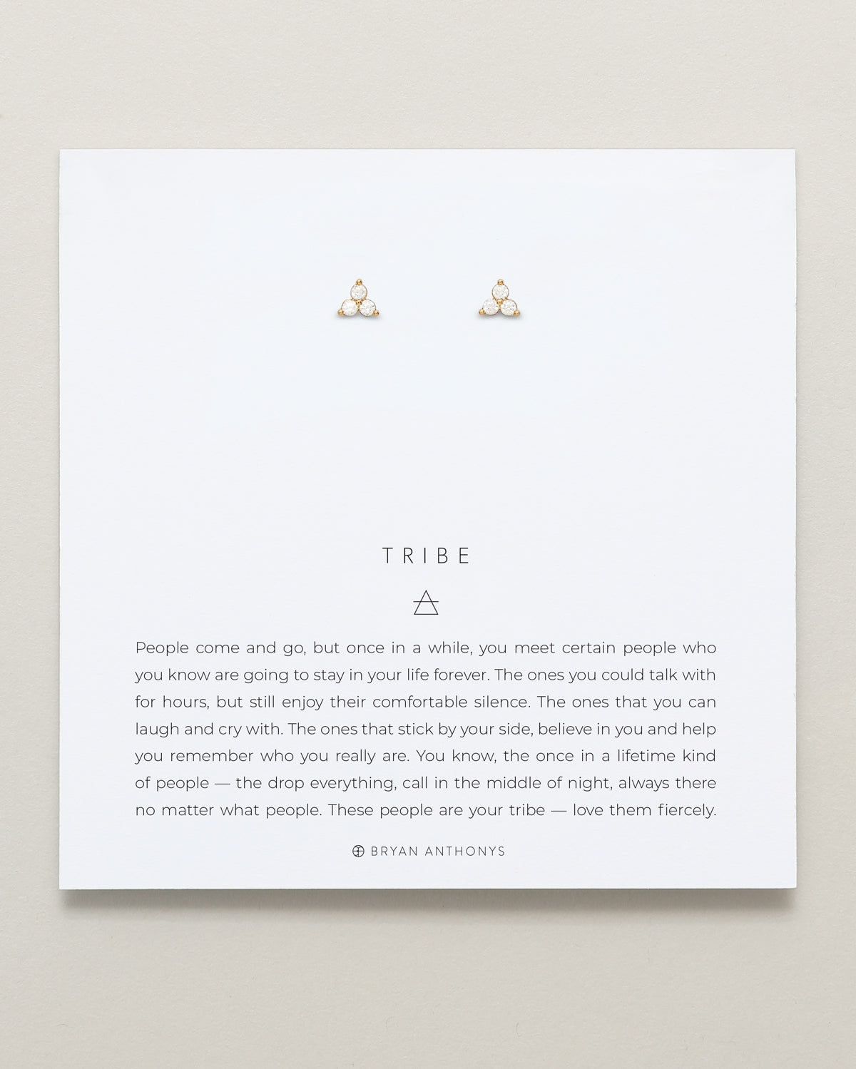 Tribe Dainty Friendship Stud Earrings