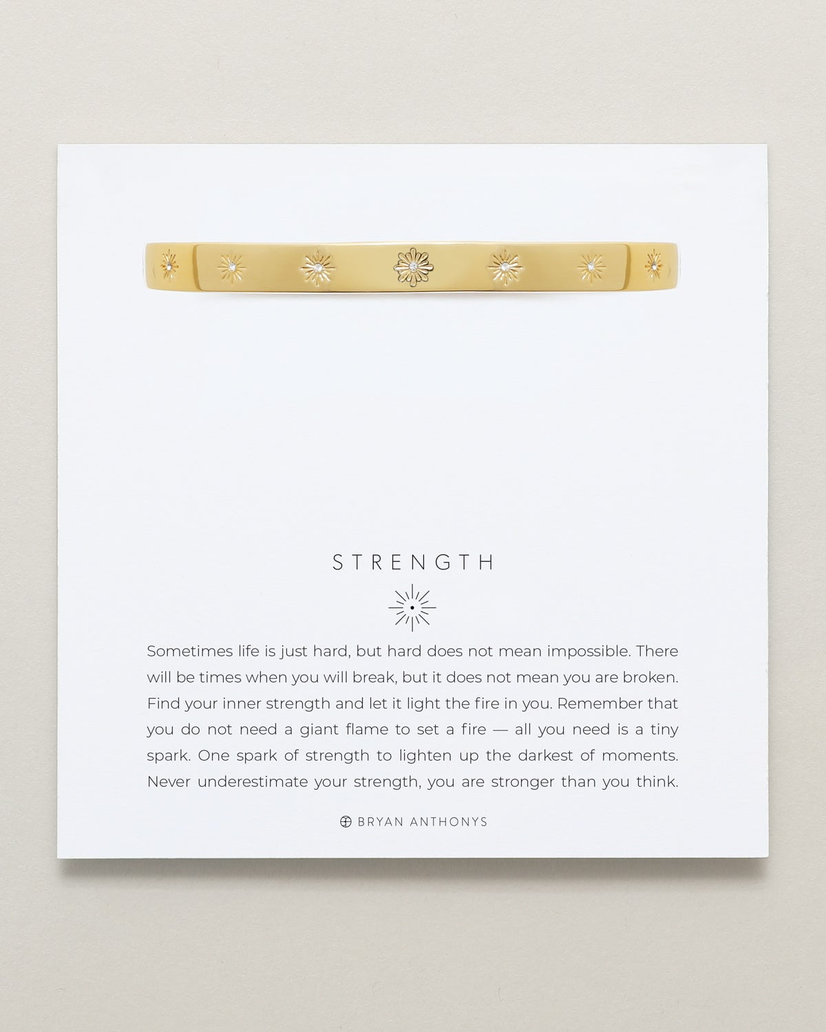 Strength Hinged Bracelet