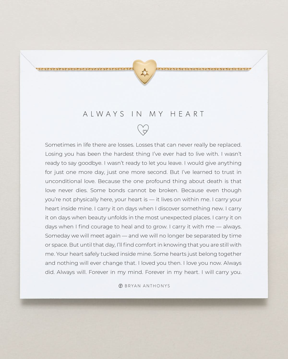 Always In My Heart Icon Necklace