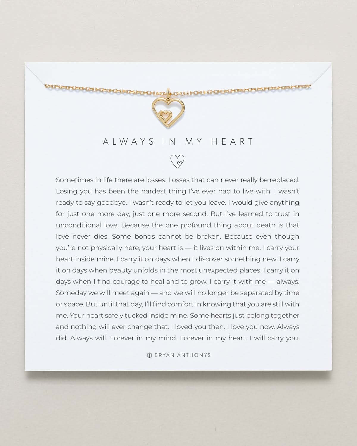 Always In My Heart Necklace