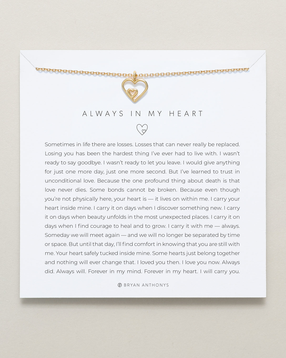 Always In My Heart Necklace