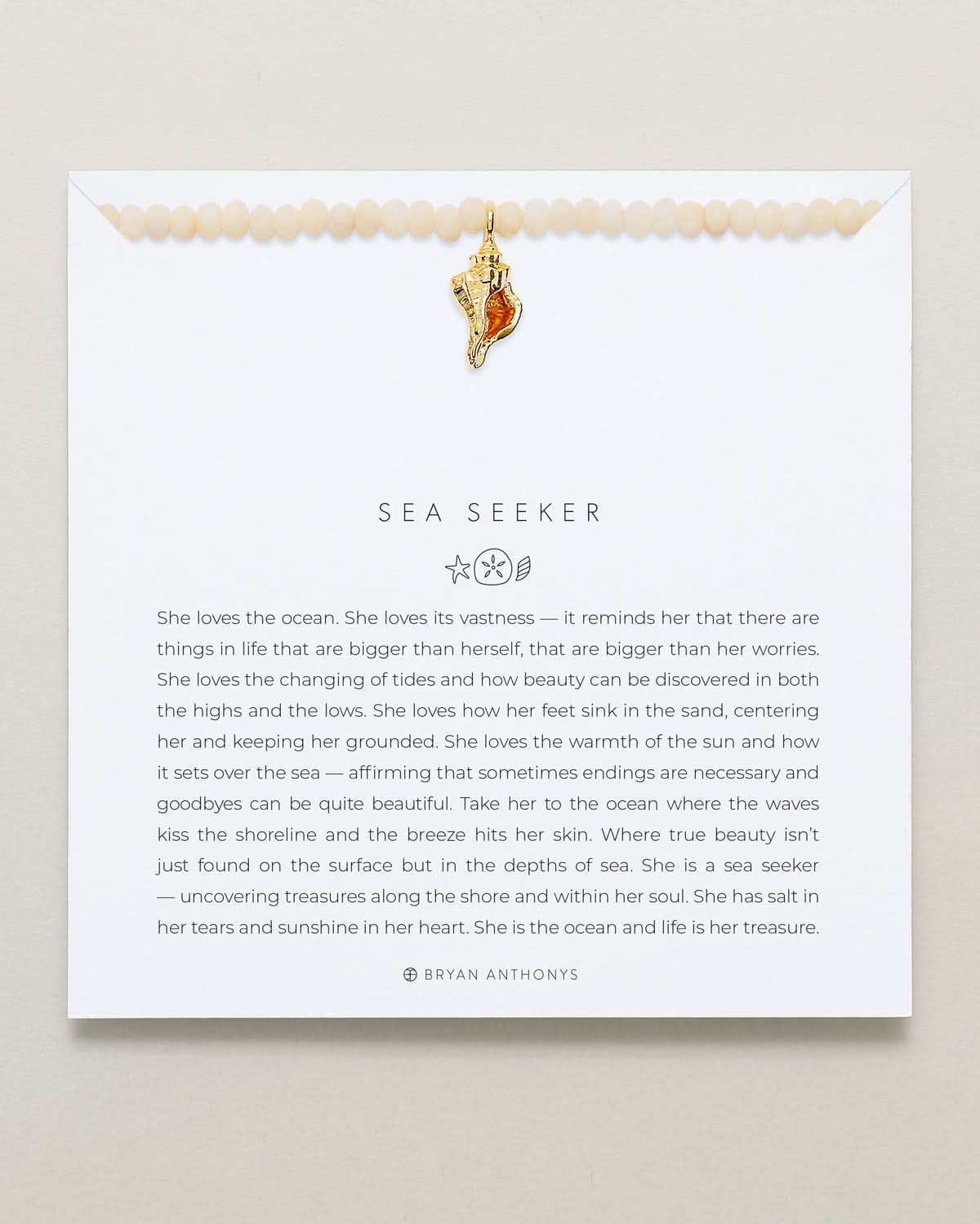Sea Seeker Opal Beaded Necklace