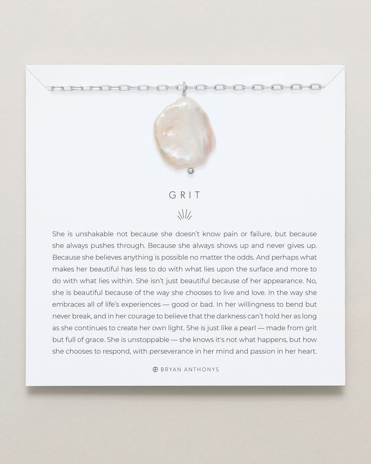Grit Pendant Necklace