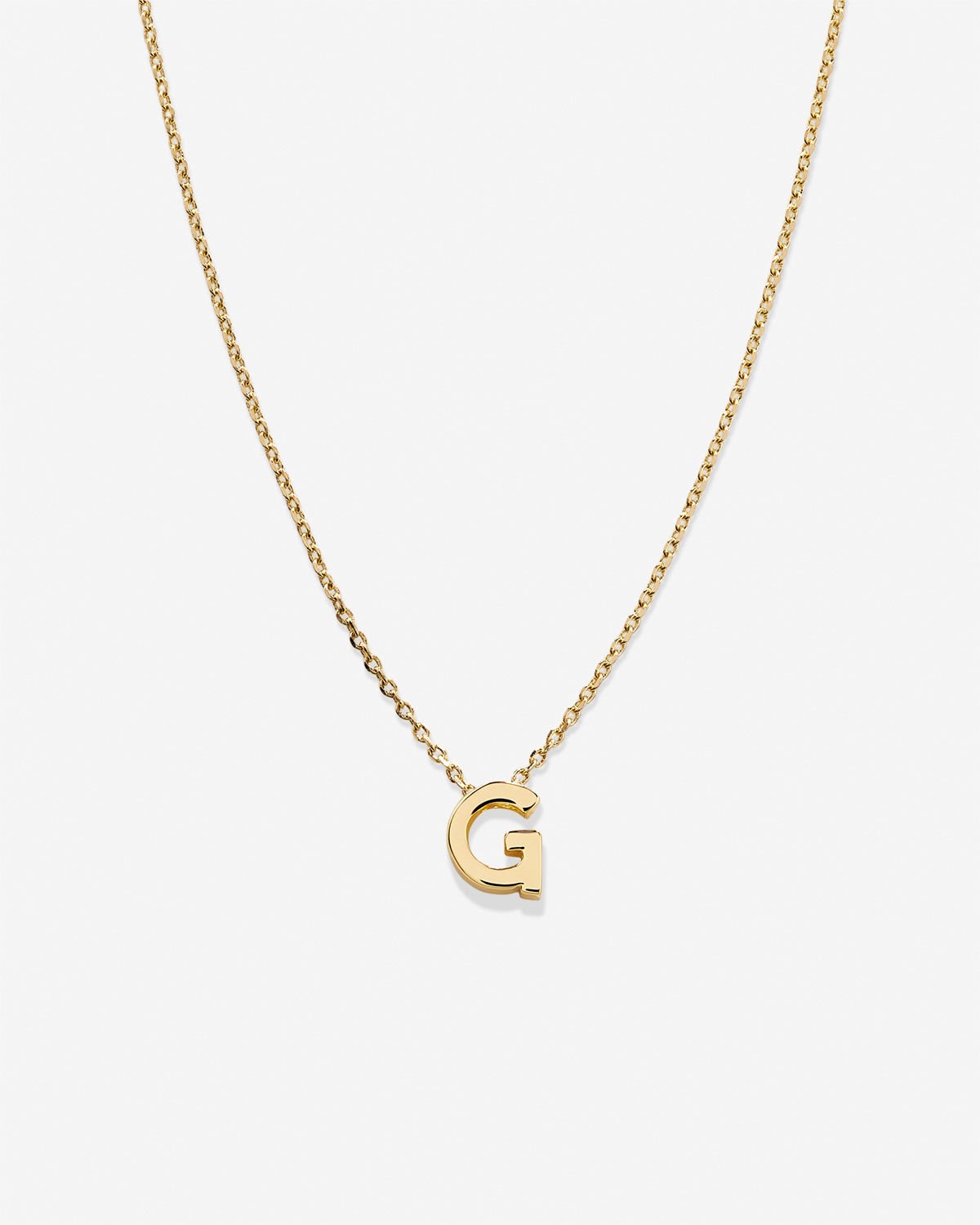 Just For You Initial Necklace — G