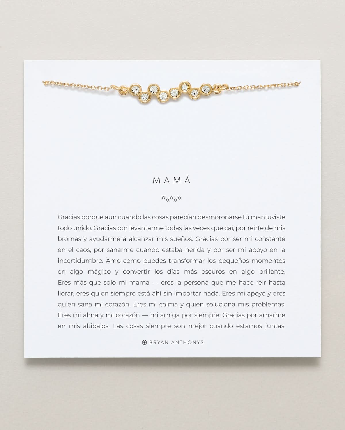 Mamá Necklace (Spanish)