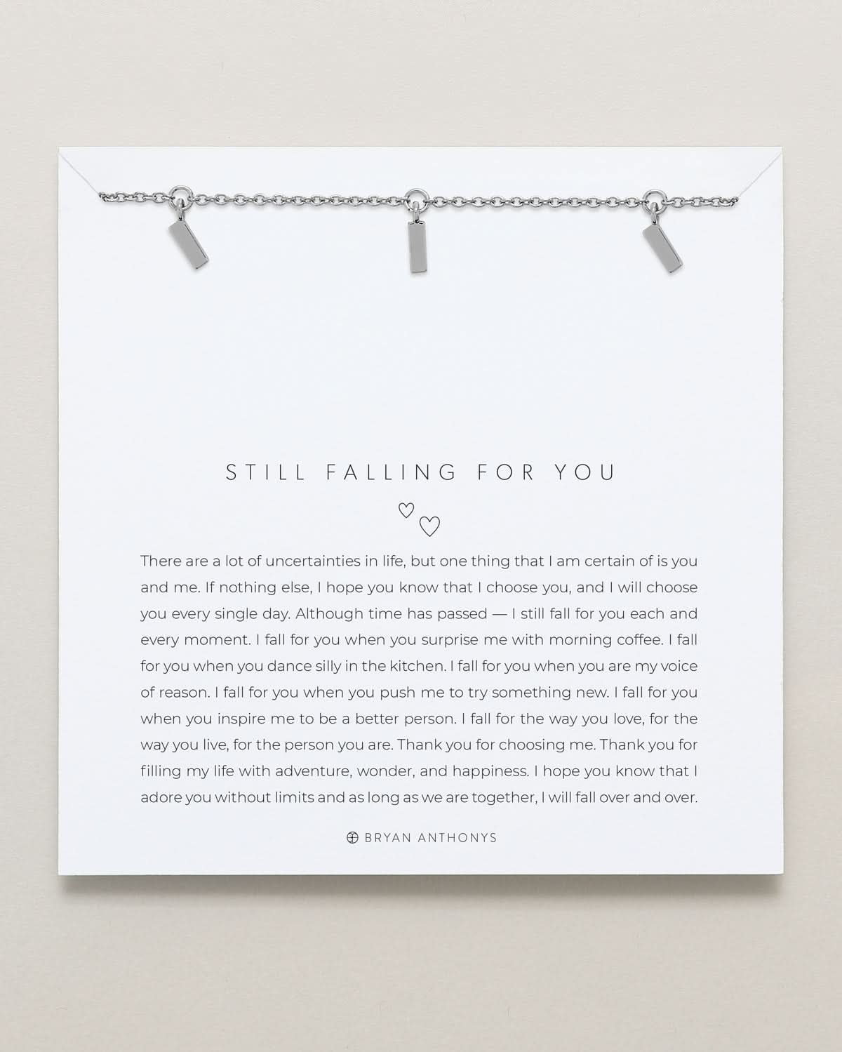 Still Falling For You Necklace