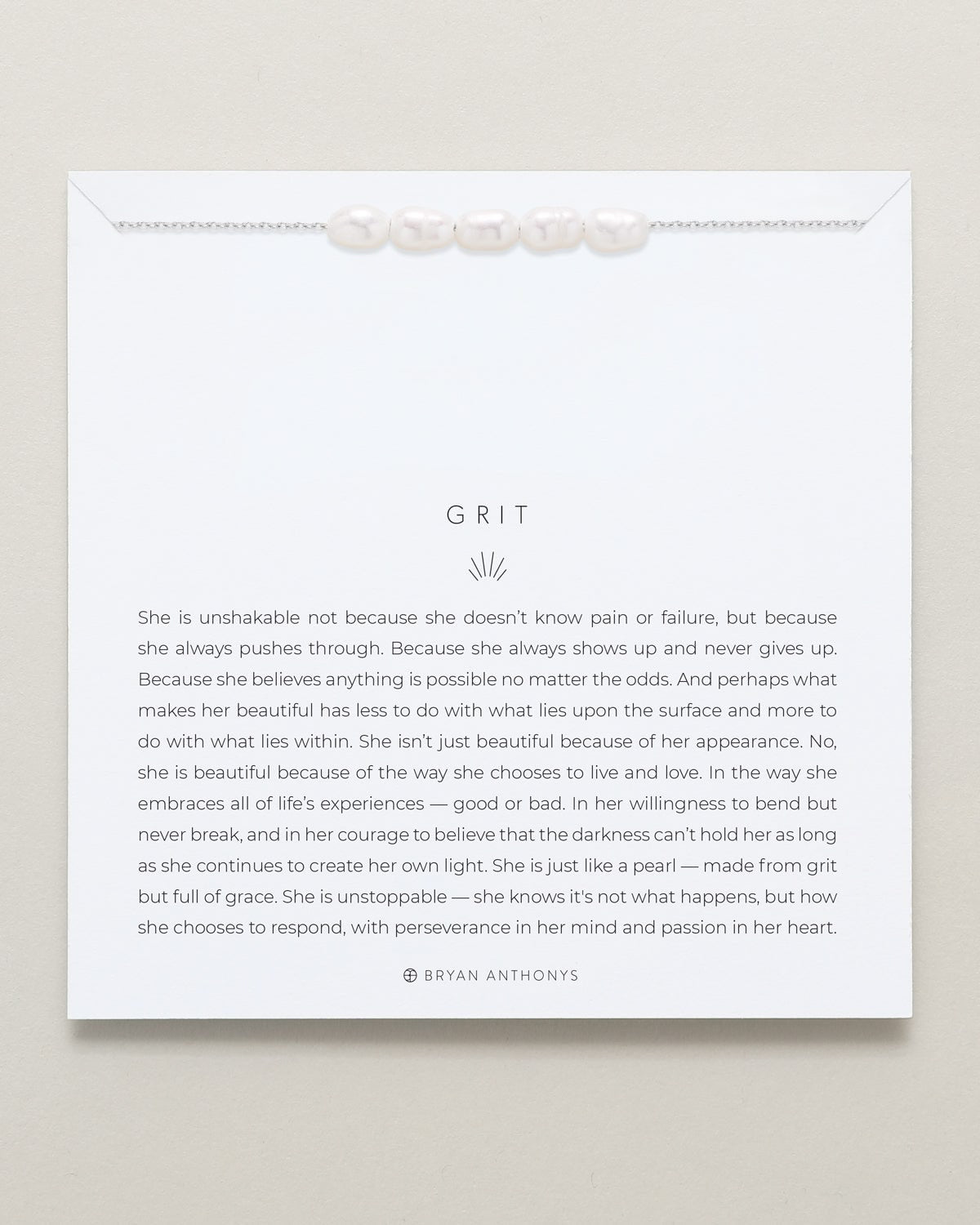 Grit Bead Necklace