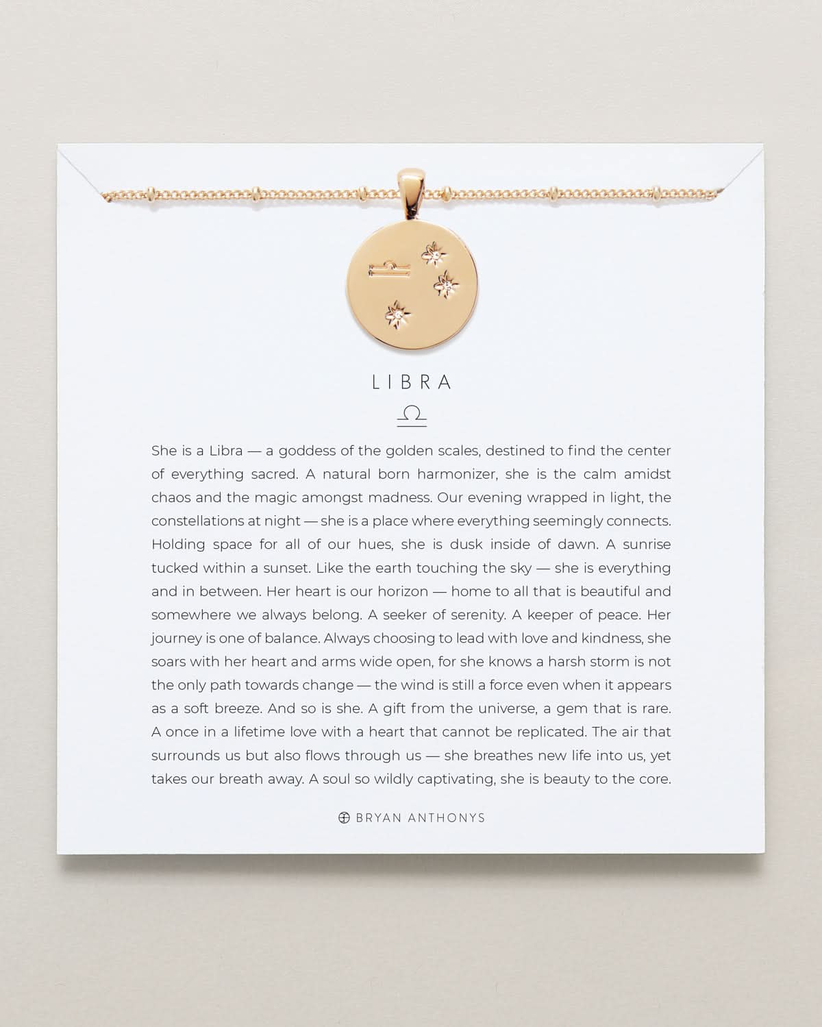 Libra — Zodiac Necklace