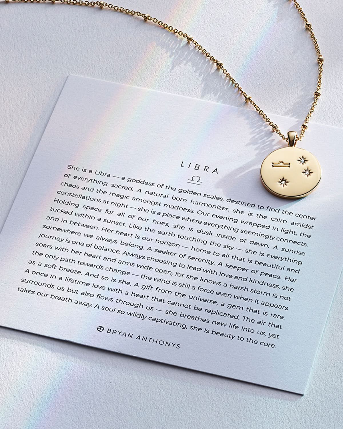 Libra — Zodiac Necklace