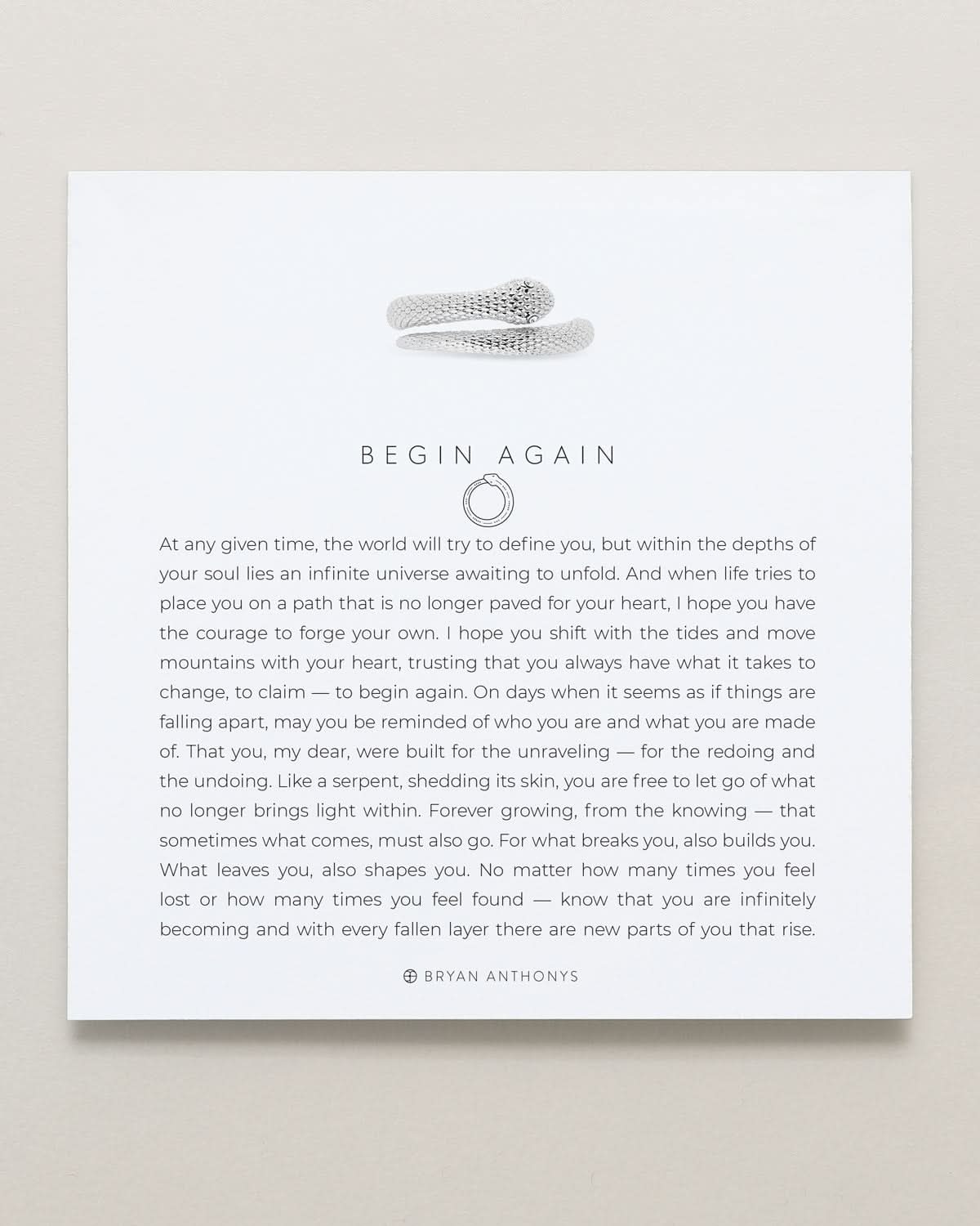 Begin Again Ring