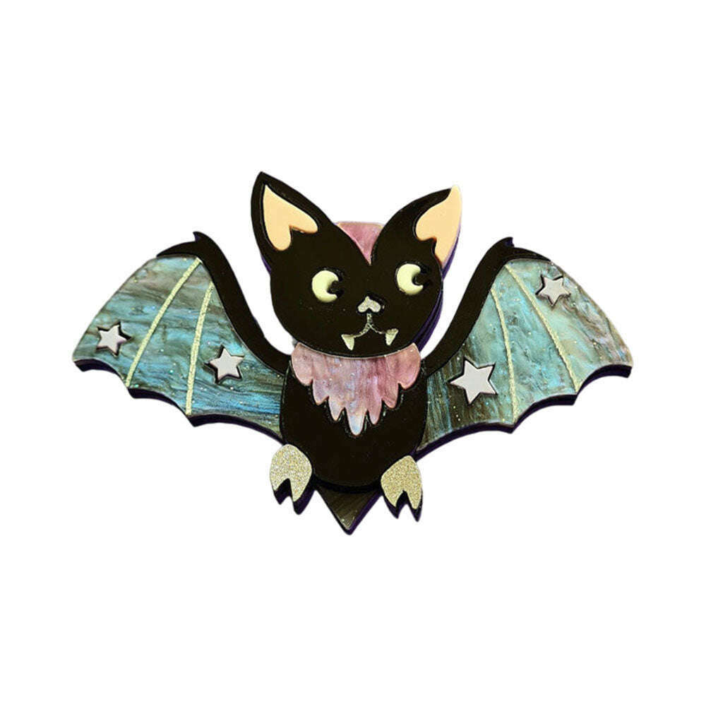 Baby Bat Brooch by Cherryloco