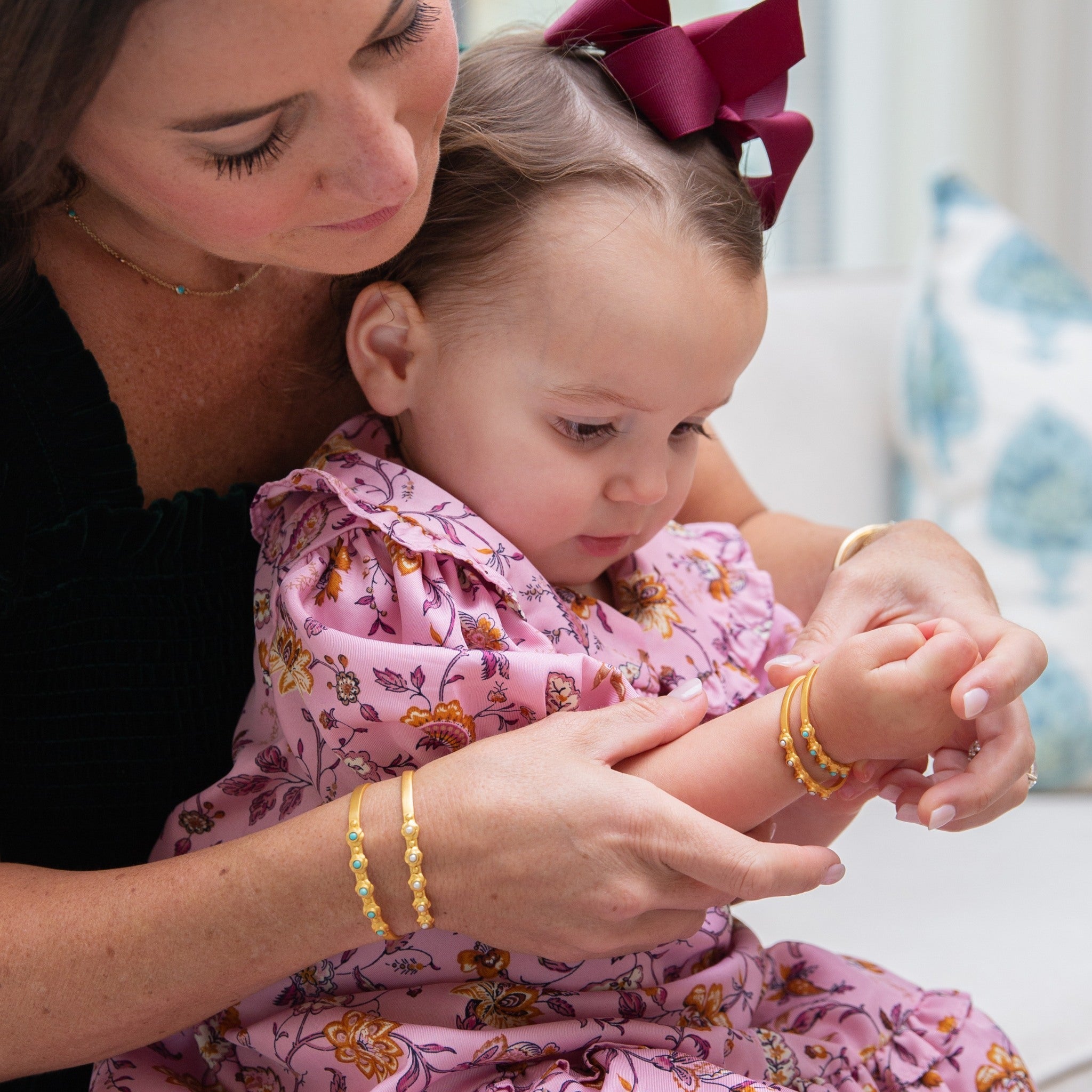 Baby Marie Bracelet - Pearl by Christina Greene at Shirley Shoppe