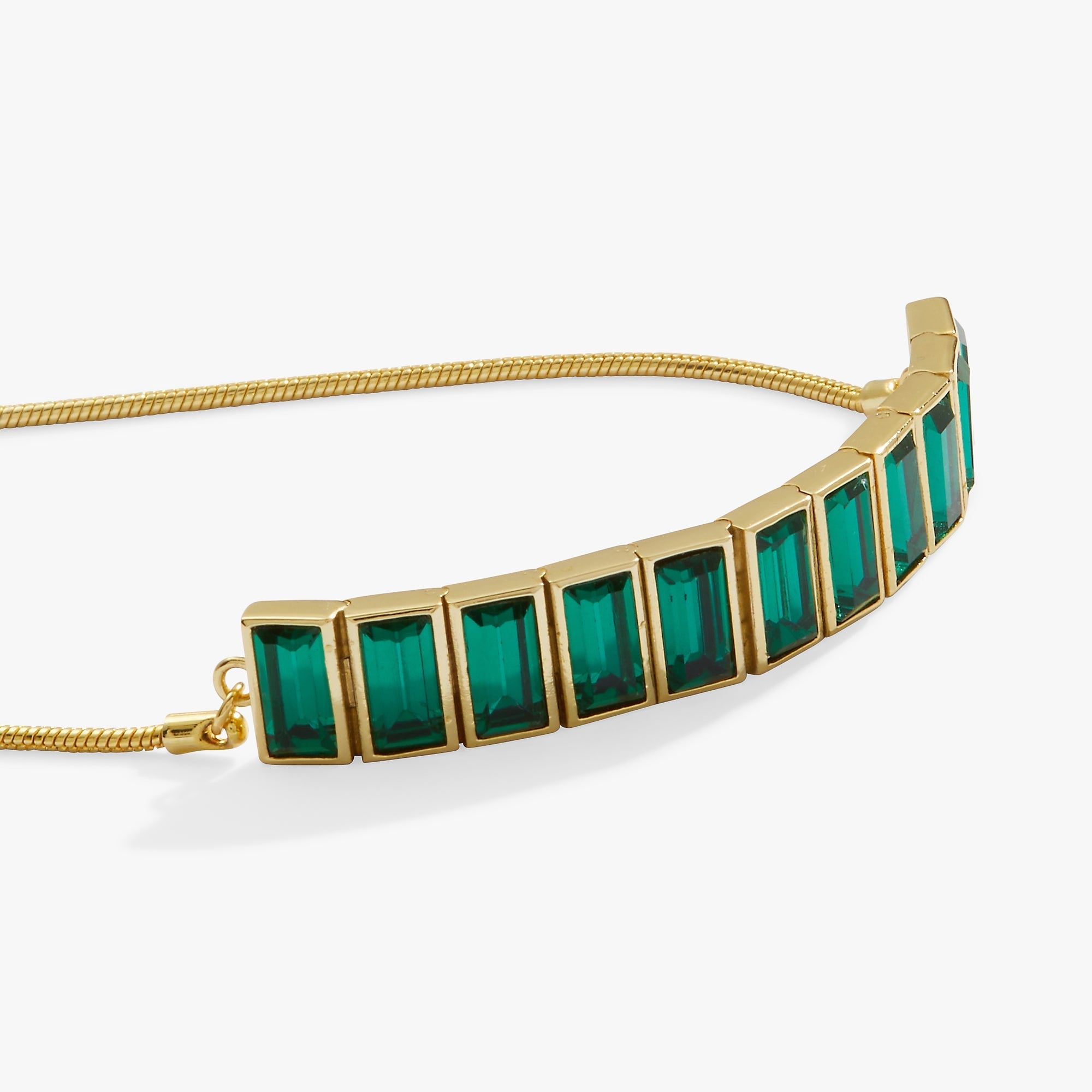 Baguette Crystal Tennis Bracelet by ALEX AND ANI at Shirley Shoppe